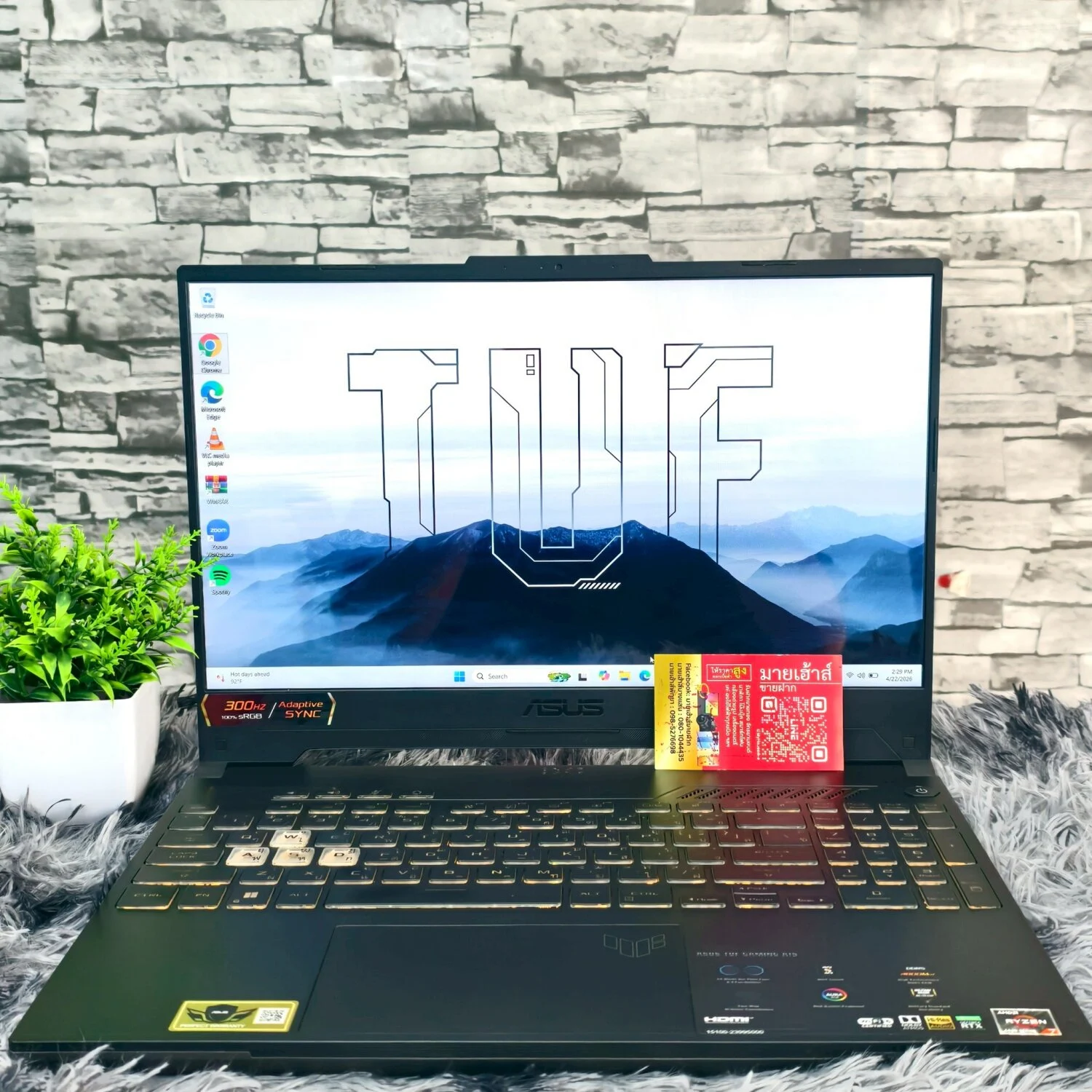 Notebook Notebook Asus TUF Gaming A15 (RTX3070) รุ่น FA507RR-HF005W รูปที่ 1