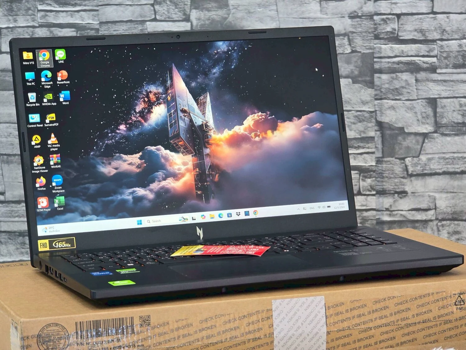 Notebook Acer Nitro V 15 (i5-Gen13การ์ดจอRTX5050 ประกันศูนย์ 07/2028) รุ่น ANV15-52-501P รูปที่ 1