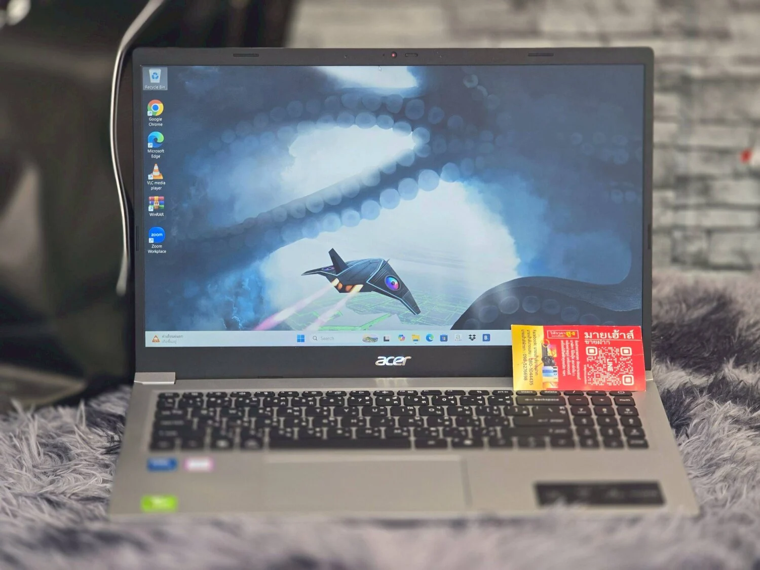 NOTEBOOK (โน้ตบุ๊ค) ACER ASPIRE LITE 15 AL15-52P-586H – SILVER รูปที่ 1
