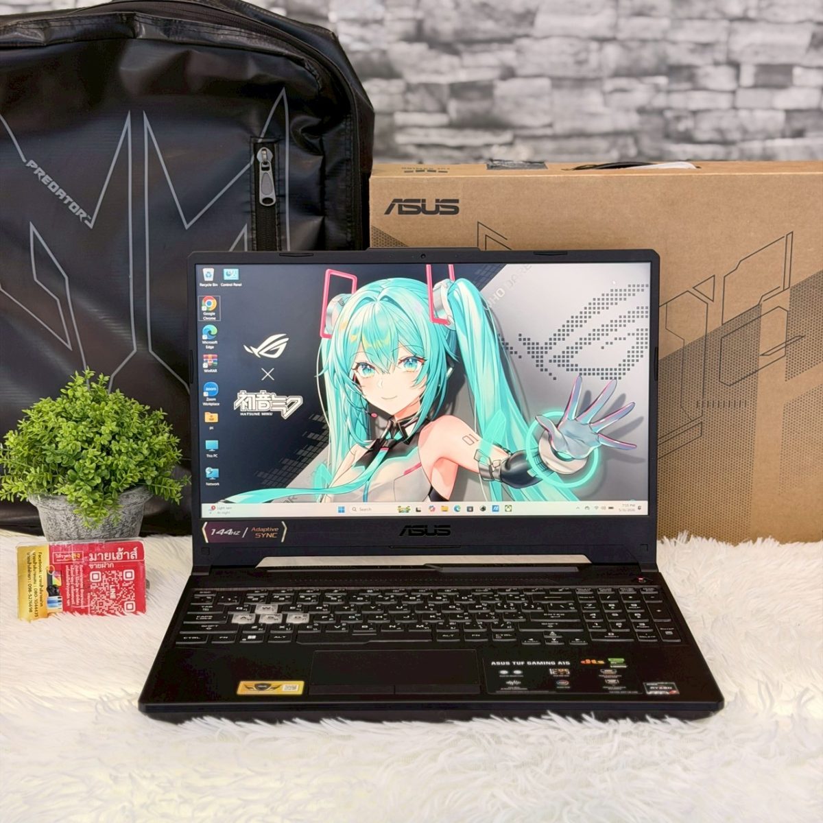 NOTEBOOK (โน้ตบุ๊ค) ASUS TUF GAMING A15 FA506NFR-HN005W (GRAPHITE BLACK) รูปที่ 1