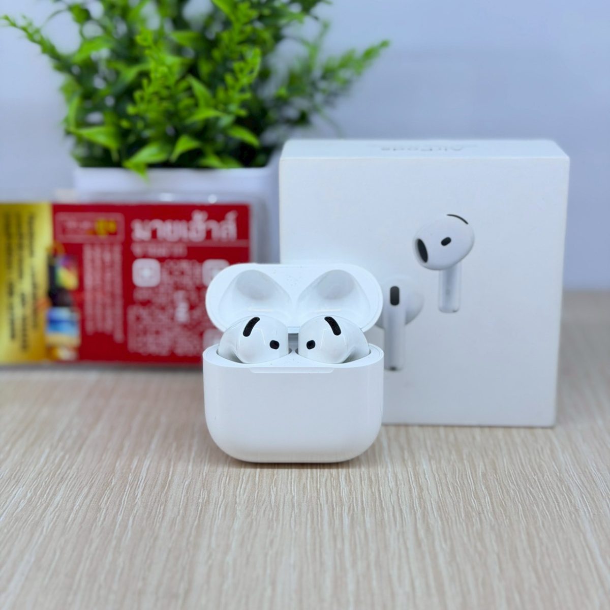 หูฟังไร้สาย Apple AirPods 4 with Active Noise Cancellation (ANC) รูปที่ 1