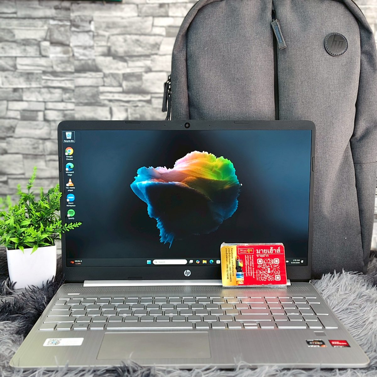NOTEBOOK (โน้ตบุ๊ค) HP 15S-EQ2067AU (SILVER) รูปที่ 1