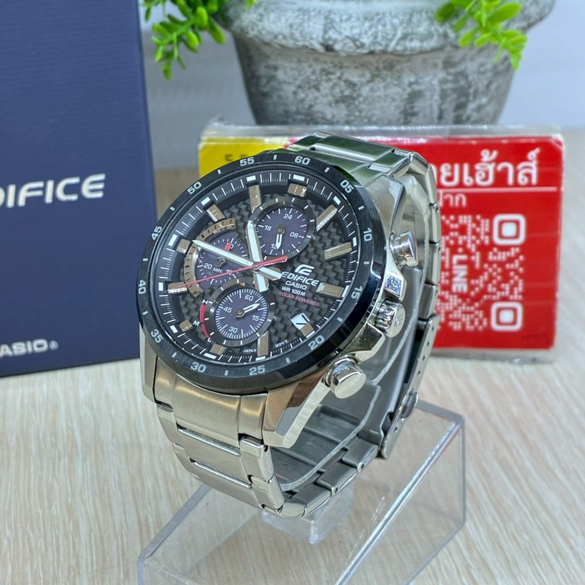นาฬิกา CASIO EDIFICE รุ่น EQS-900DB-1AV รูปที่ 1