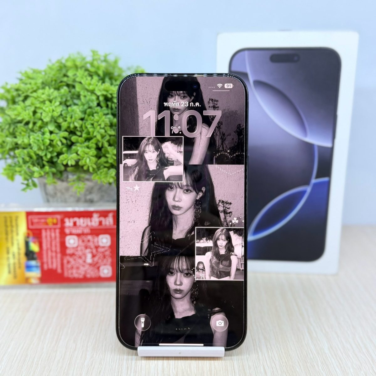 โทรศัพท์มือถือ iPhone 16 Promax 512GB/ZP สีดำไทเทเนี่ยม รูปที่ 1