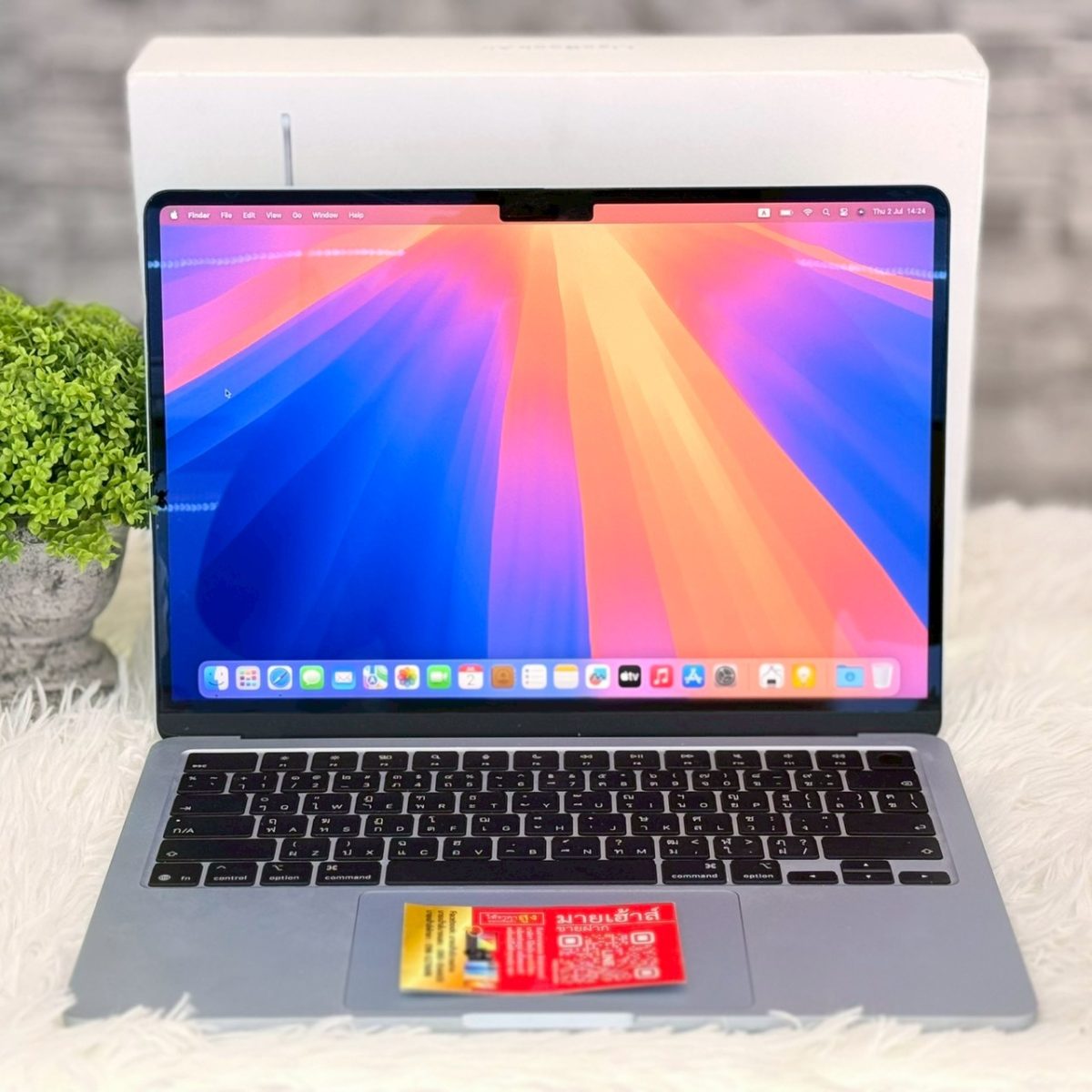 Macbook air M4 16/256GB/TH (สี Sky Blue) รูปที่ 1