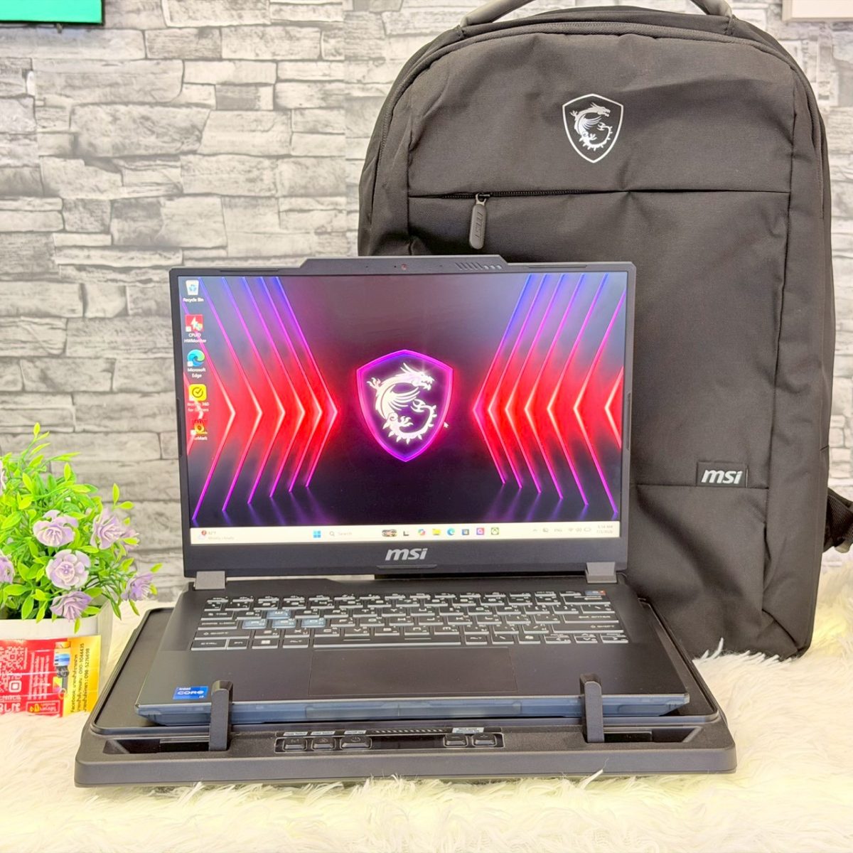 NOTEBOOK MSI CYBORG 14 (i7-13620Hการ์ดจอRTX4060) รูปที่ 1