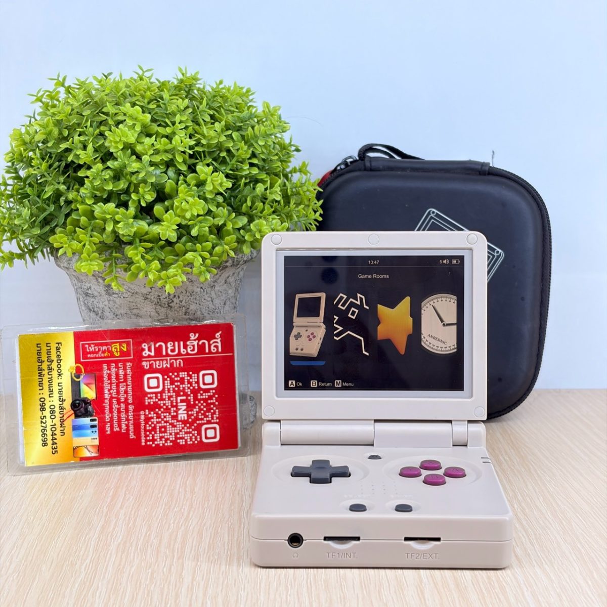 เครื่องเกมพกพาฝาพับ Anbernic รุ่น RG35XXSP รูปที่ 1